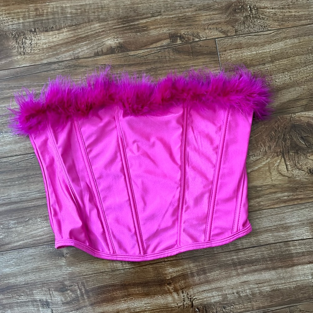 Feather corset